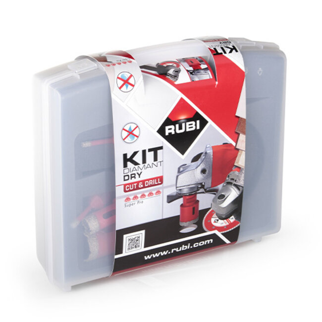 Rubi Drygres 4 Diamantboren Set + Diamantschijf