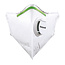 Vouwmasker met ventiel per stuk FFP2