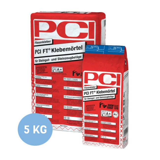 PCI FT KlebemÃ¶rtel grijs 5 kg