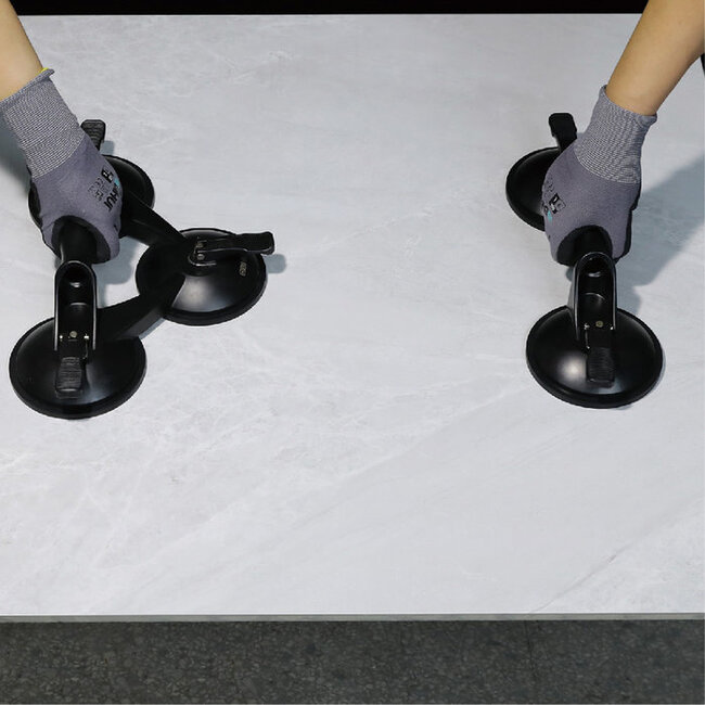 BIHUI Zuignap Aluminium 13 cm. Dubbel 85 kg.