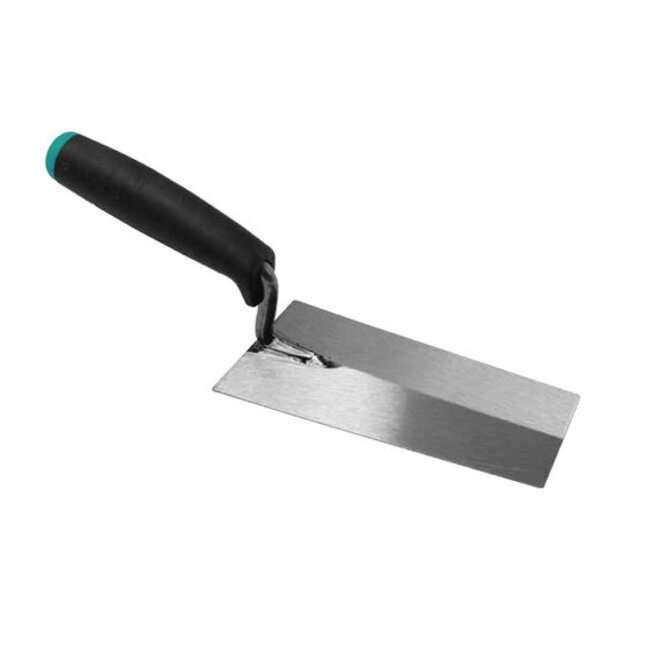 BIHUI Emmer Troffel Carbon Staal 140 mm. Soft Grip