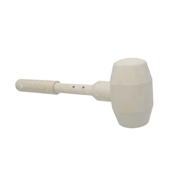BIHUI Rubber Hamer 680 Gram Wit