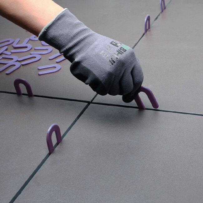 BIHUI Hoefijzer Vulplaat Paars 350 stuks 2 mm.