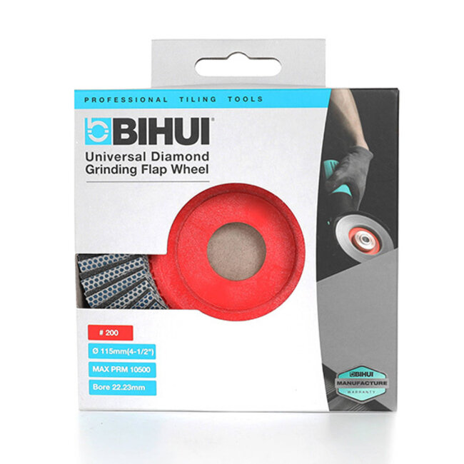 BIHUI Diamant Lamellenschijf 115 mm - Korrel 200