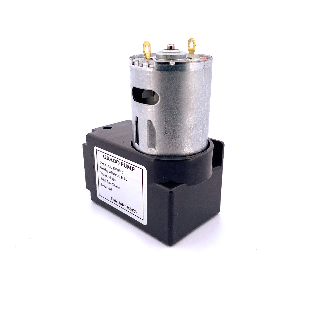 DC 24 V 40 l/min minivacuümpomp, kleine olievrije vacuümpomp -85 kPa