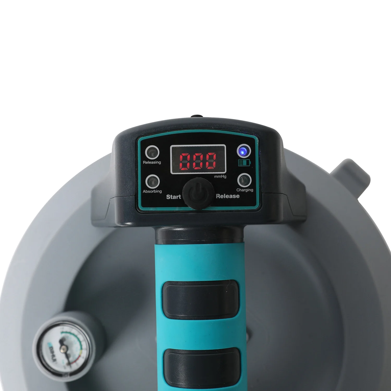 Met 2 x accu, led-elektrische zuigkracht max. 300 kg, zelfzuigende