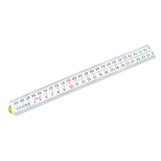 Sola Duimstok Kunststof 1 meter Wit