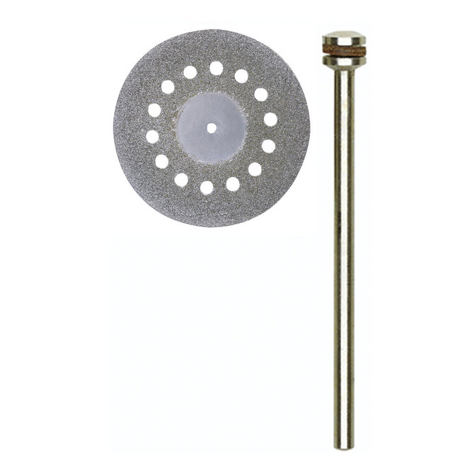 Proxxon Diamant doorslijpschijf  ø 38 mm - met koelgaten + houder