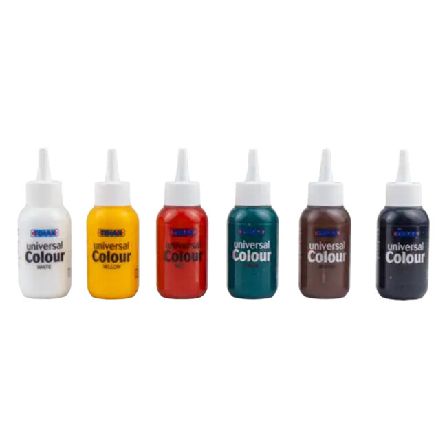 Tenax Kleurpasta Assortiment 6 Kleuren