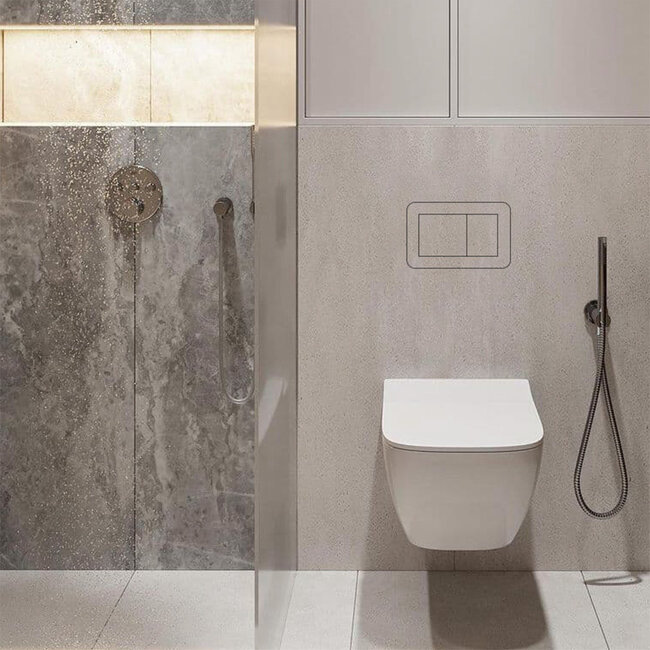 Edplit Tegel Inbouw Drukknop voor Geberit Sigma Delta TECE excl tools