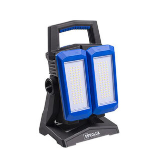 Eurolux Accu-bouwlamp LED Twin-Spot 4500 - 45W
