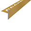 Substrat Afschotprofiel Mat Goud Gecoat Rechts 11 mm - Lengte: 1500 mm