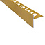 Substrat Afschotprofiel Mat Goud Gecoat Links 11 mm - Lengte: 1000 mm