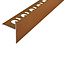 Substrat Afschotprofiel Mat Koper Gecoat Rechts 11 mm - Lengte: 1000 mm