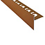 Substrat Afschotprofiel Mat Koper Gecoat Links 10 mm - Lengte: 1500 mm