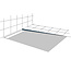 Substrat Afschotprofiel Geborsteld RVS Rechts 12,5 mm - Lengte: 1000 mm