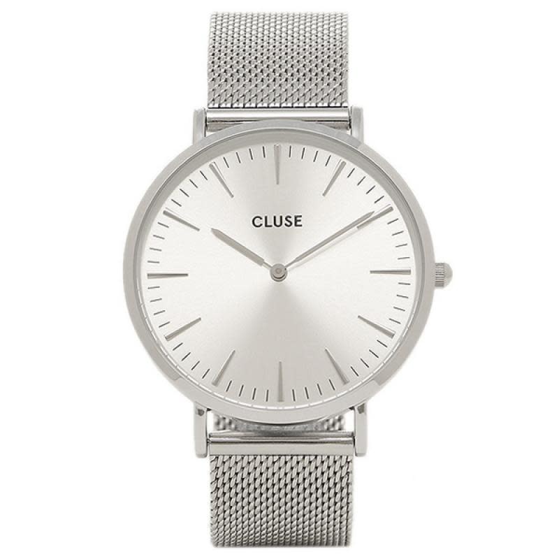 Cluse CL18114 Boho Chic Staal Mesh Band Zilver wijzerplaat 38mm