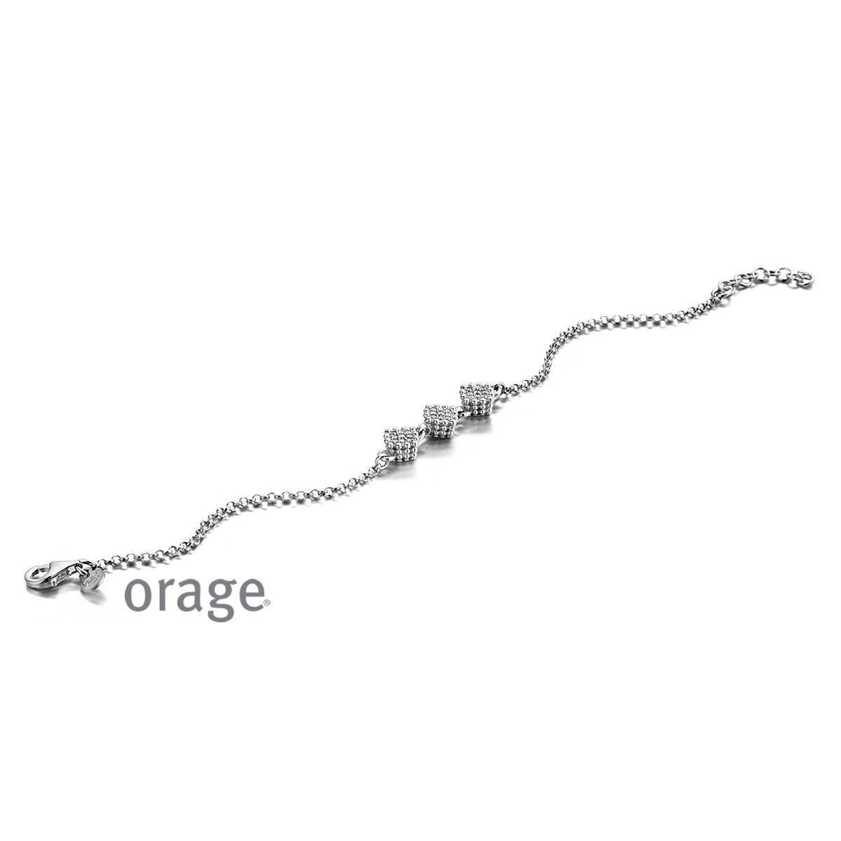 Orage AM139 Armband Zilver Zirkonia