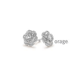 Orage AN004 Oorbellen Zilver Zirkonia