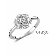 Orage AN003-56 Ring Zilver Zirkonia