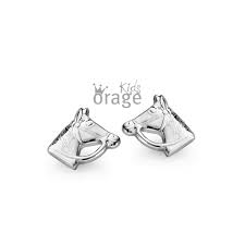 Oorbellen Paard Zilver