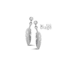 Oorbellen/Oorslingers Orage Kids K2154-K1836 Veer Zilver