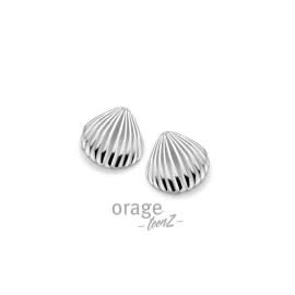 Oorbellen Orage Teenz T422 Schelp Zilver