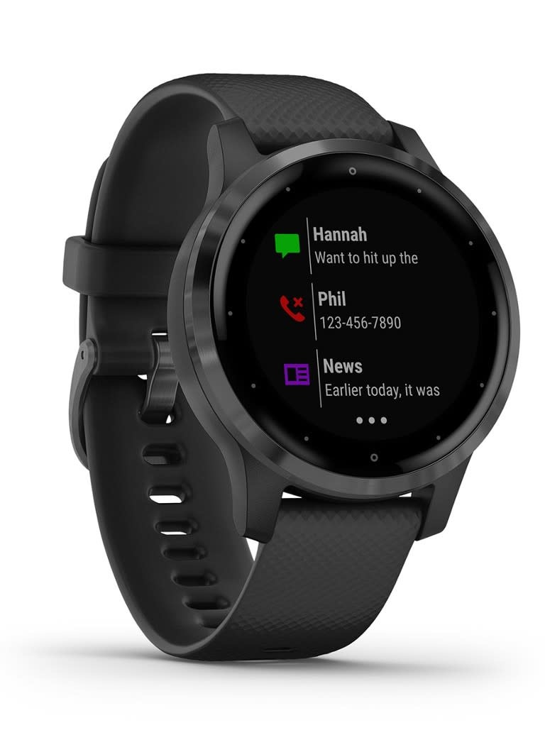 Garmin 010-02172-12 Vivoactive 4S Black Silicone Band