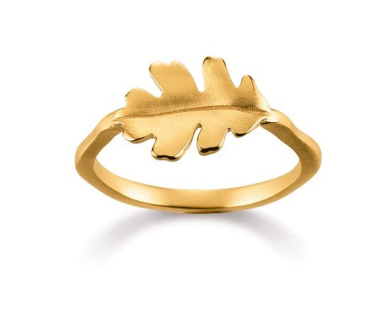 Ring Zilver Goudkleurig Viventy Blaadje VI/780691/54