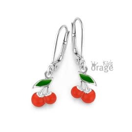 Oorbellen/Oorslingers Orage Kids Kersen Rood K2033-K1905