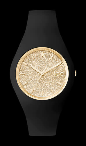 Ice Watch ICE Glitter Black Gold Small