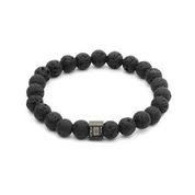 Armband Gemini D3L Deep Black Lava Large