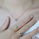 Aurora Necklace - Zilver Bril 38-42 cm