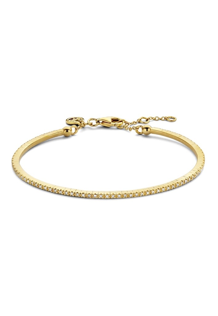 Endless Diamonds Bracelet 16cm - Zilver Briljant