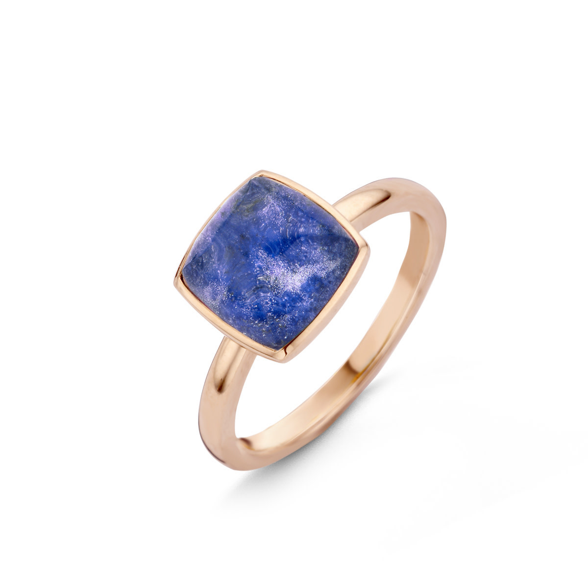 Ring One More 051576/NS 18Kt rosé Blauw