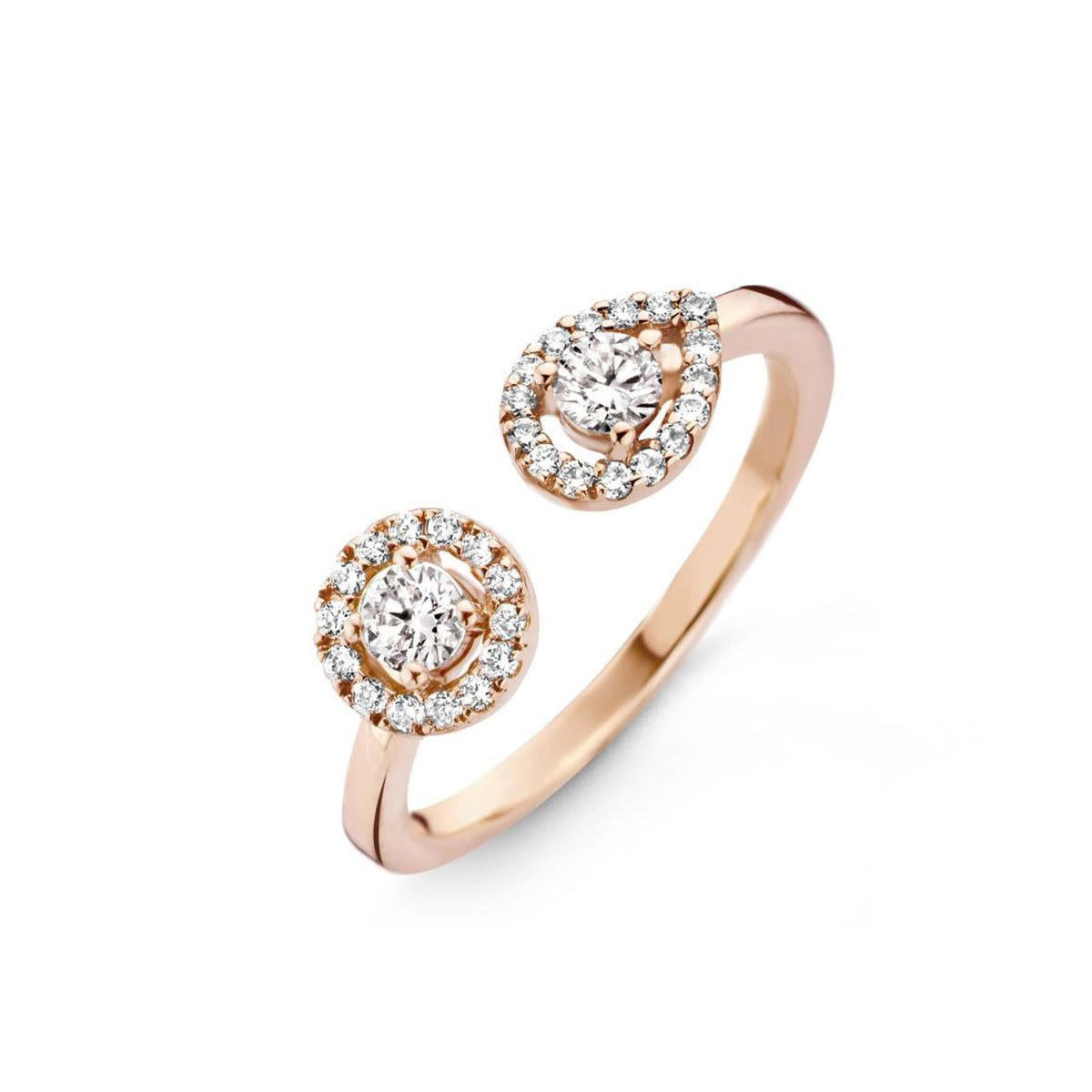 Ring Roos Goud 18kt 055762/A Briljant