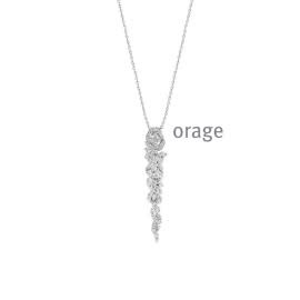 Halsketting Orage AR107 Zilver