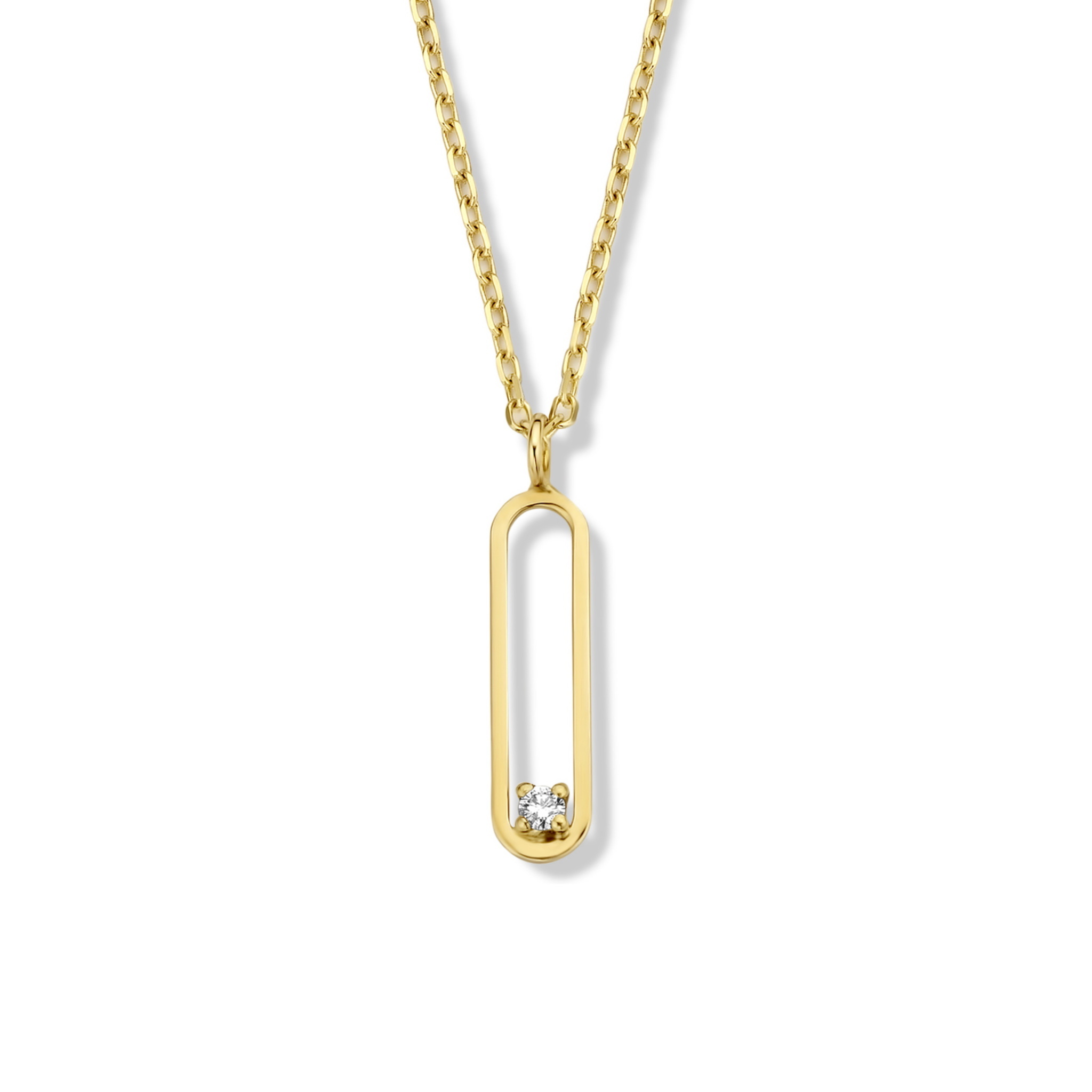 Halsketting Schakel Geel Goud 18 kt 063127/A