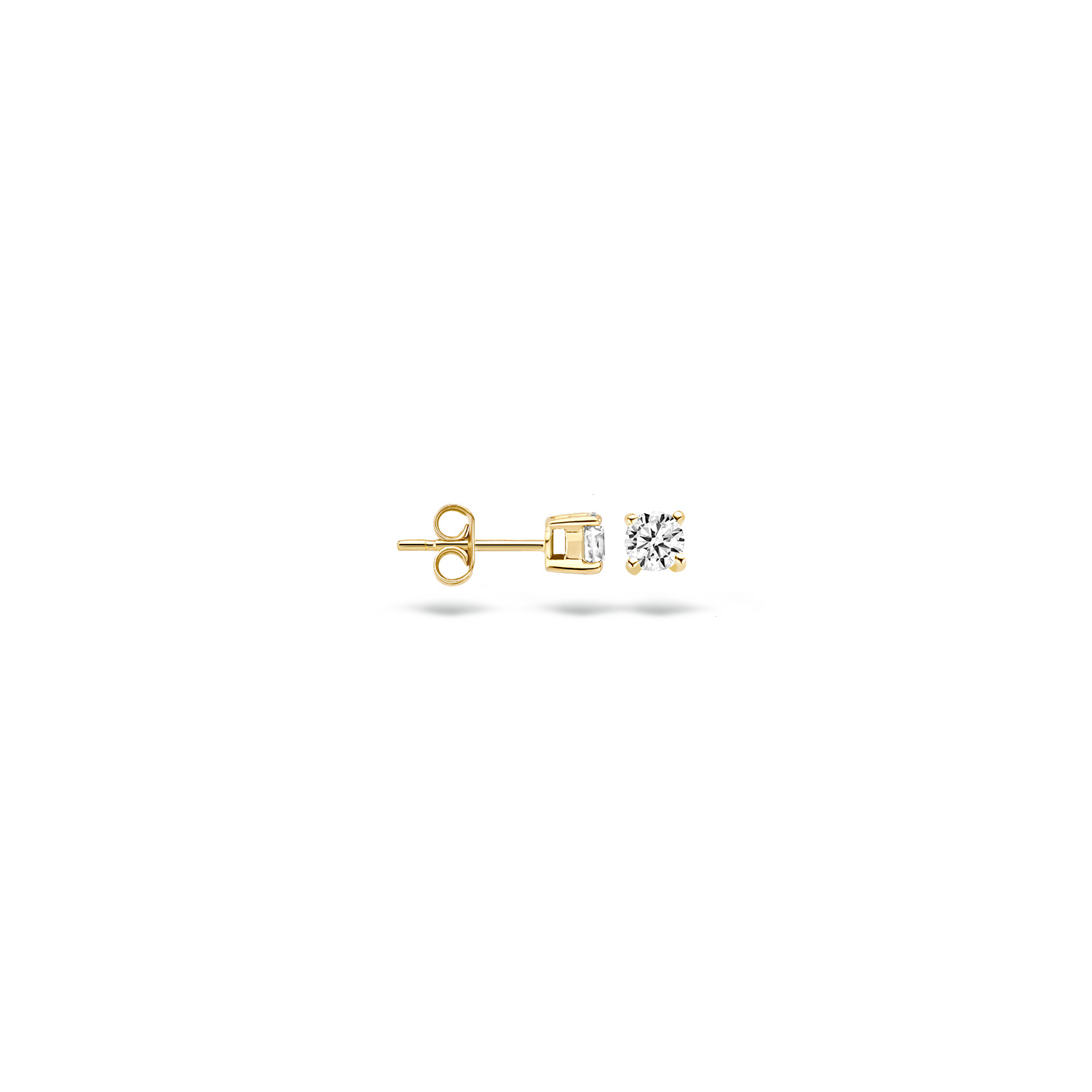Oorbellen Blush Geel Goud 14kt 7128YZI Zirkonium