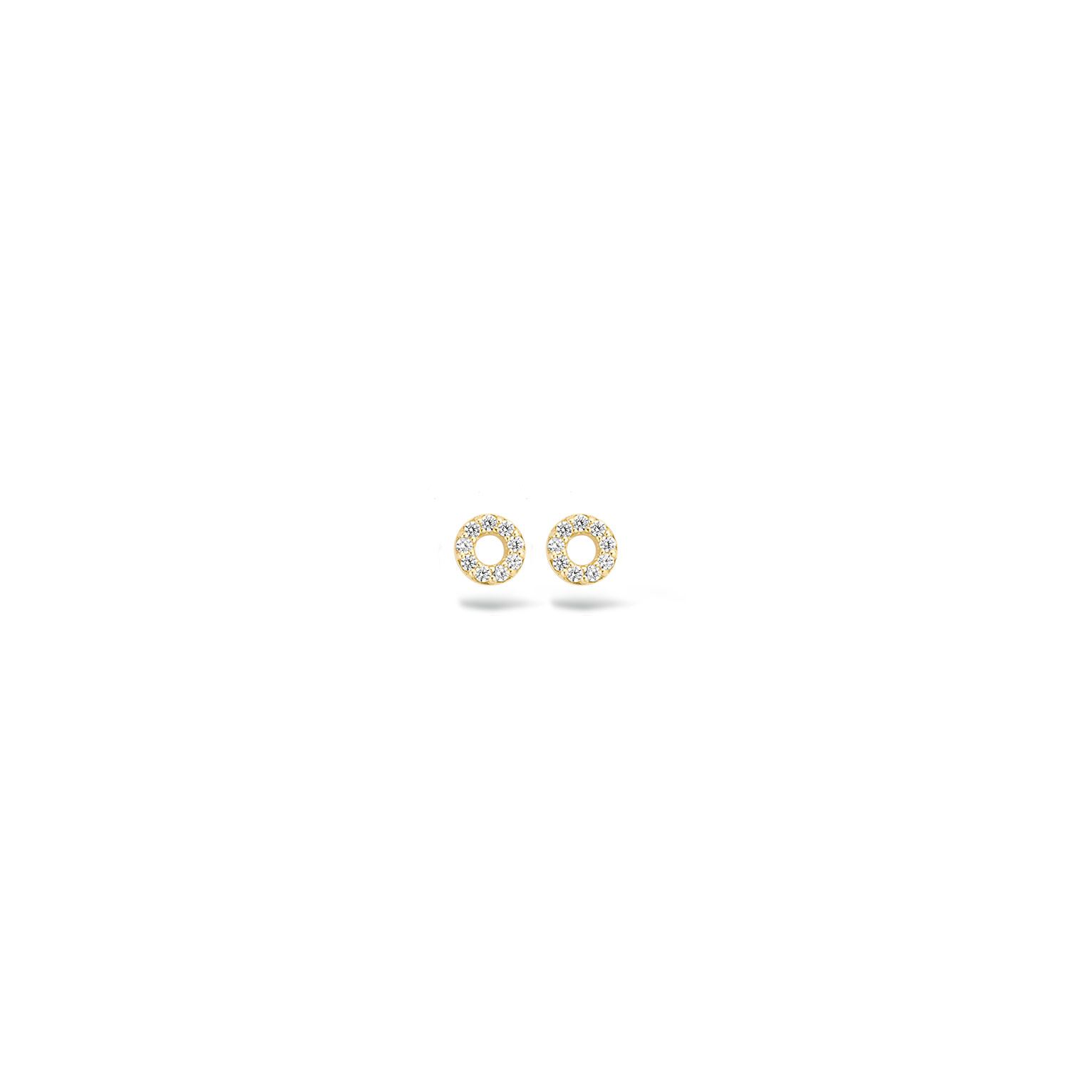 Oorbellen Blush Goud 14kt 7193YZI Zirkonium