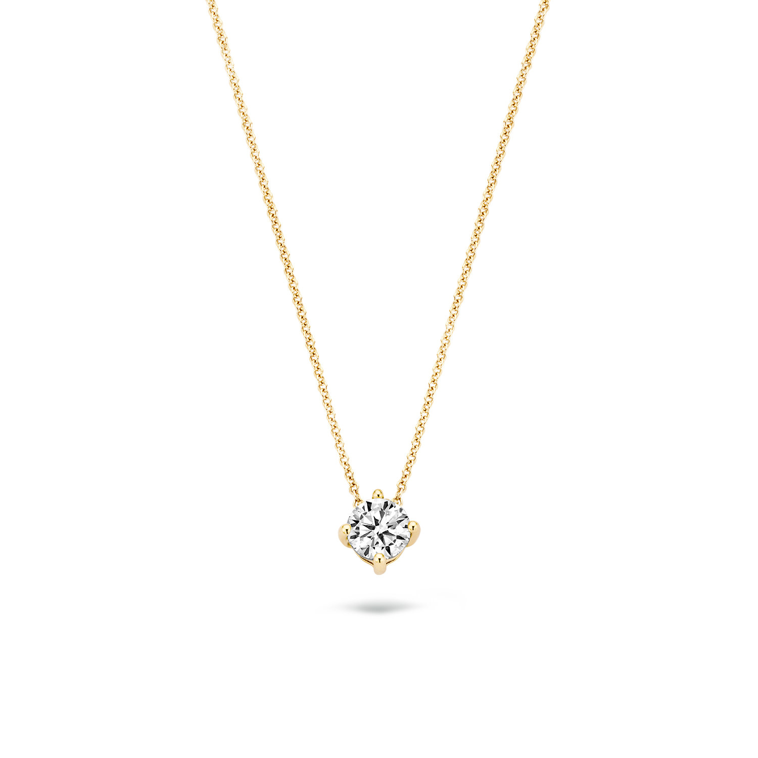 Halsketting Blush Geel Goud 14kt 3057YZI Zirkonium