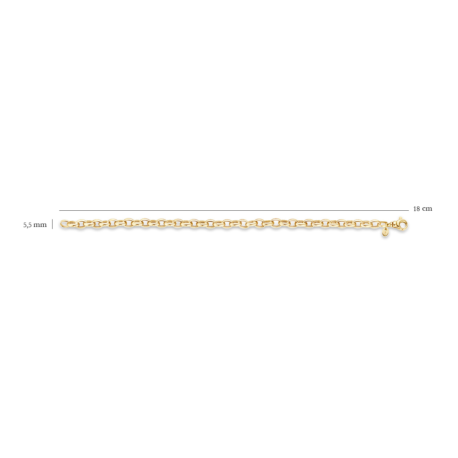 Armband geel goud 14kt 2160YGO