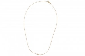 Halsketting Tiny Ones Geel Goud 18kt MSC156GG Kruisje