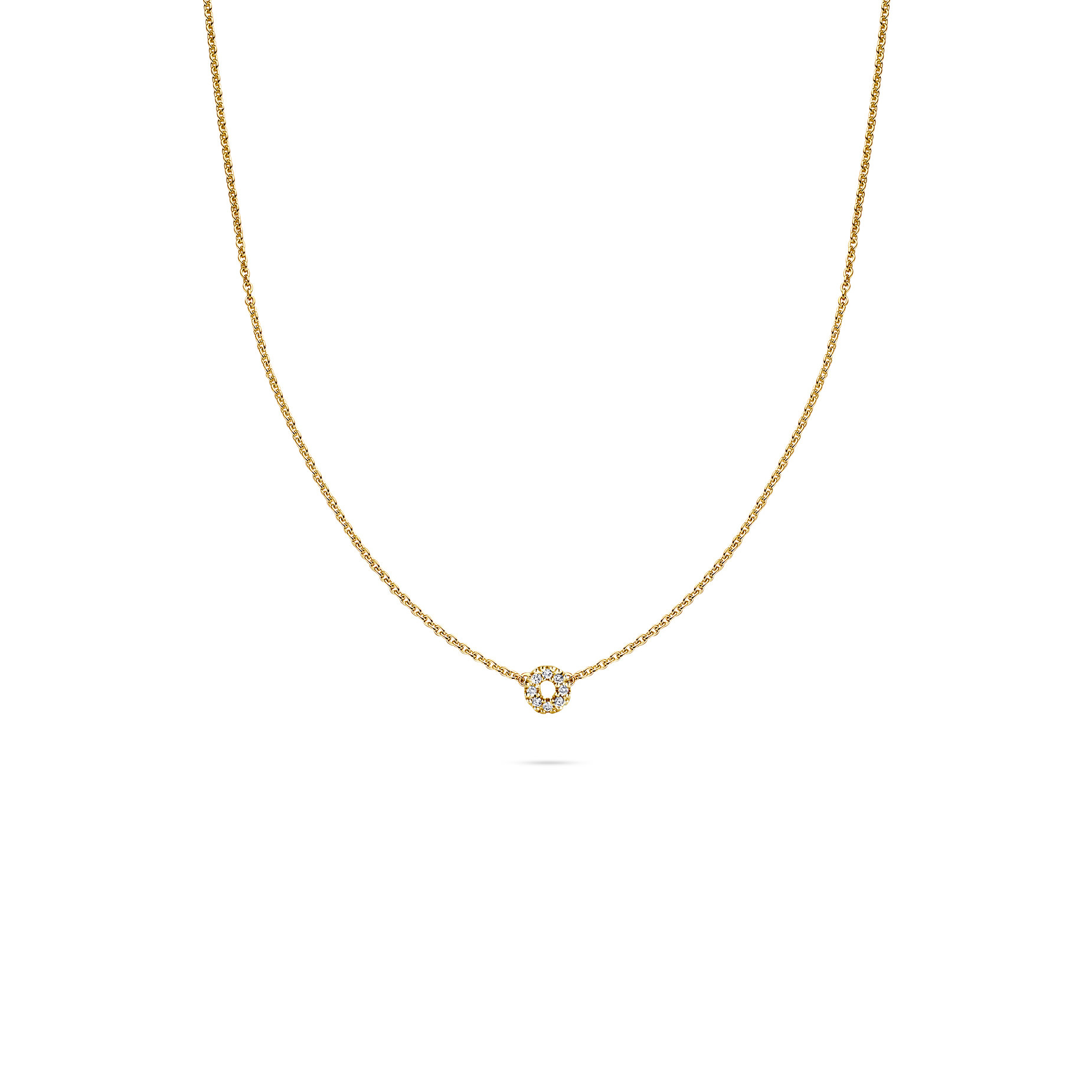 Halsketting Geel Goud 18kt MSR645GG-DI