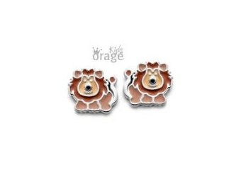 Oorbellen Orage Kids K2326 Leeuw Bruin