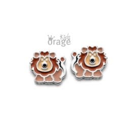 Oorbellen Orage Kids K2326 Leeuw Bruin
