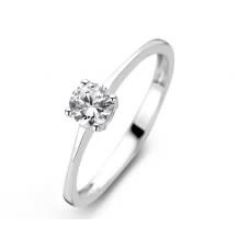 GR4060GZ Ring solitair geel goud zirkoon