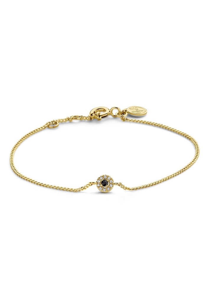 Black Halo Bracelet - Zilver Briljant