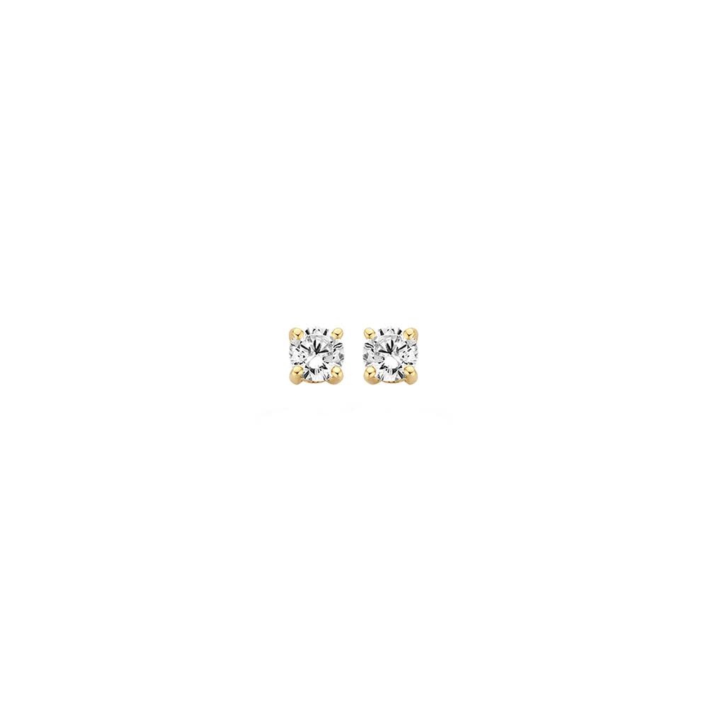 Oorbellen Blush Geel Goud 14kt 7212YZI Zirko