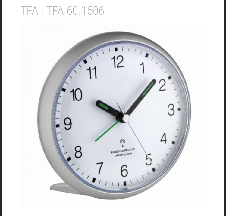Wekker Radio Controlled TFA 60.1506